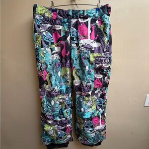 Burton Retro Comic Print Patch